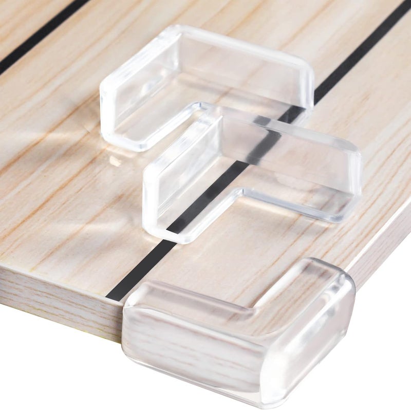 AIXMEET 20 Pack Table Corners, Corner Guards, Clear Corner Protectors, Corner Protectors, Baby Proof Corner Guards Stop Child Head Injuries Tables, Furniture & Sharp Corners Baby Proofing (L-Shaped) - Image 2